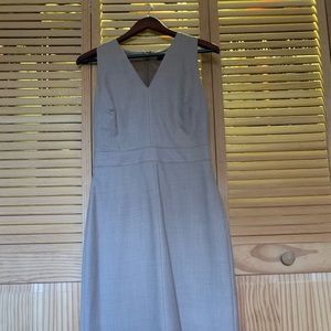 Tan lightweight wool, JCrew suiting dress